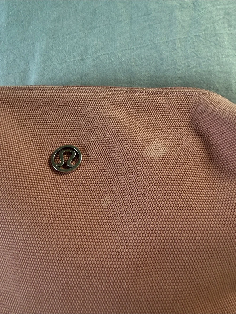 lululemon athletica Dusty Rose Canvas Cosmetic Case
